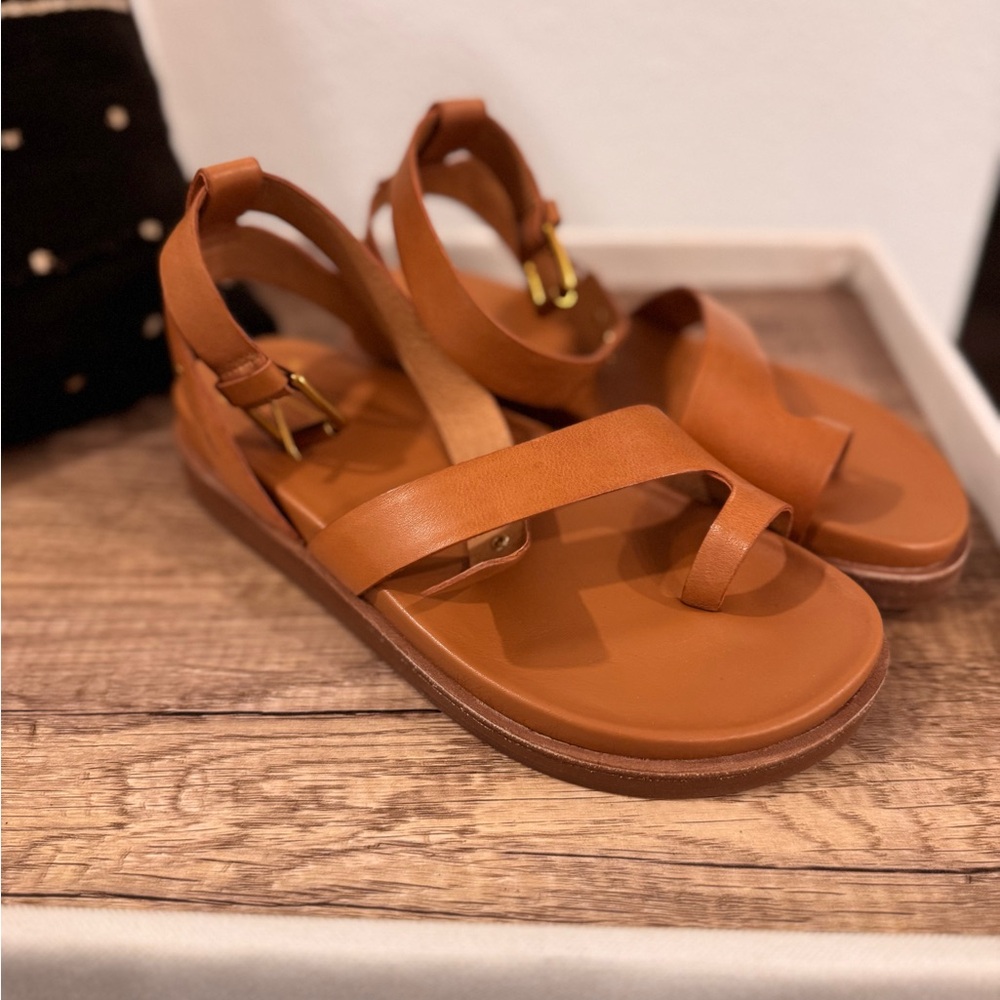 Frankie4 Middleton Ankle Strap Sandal in Tan